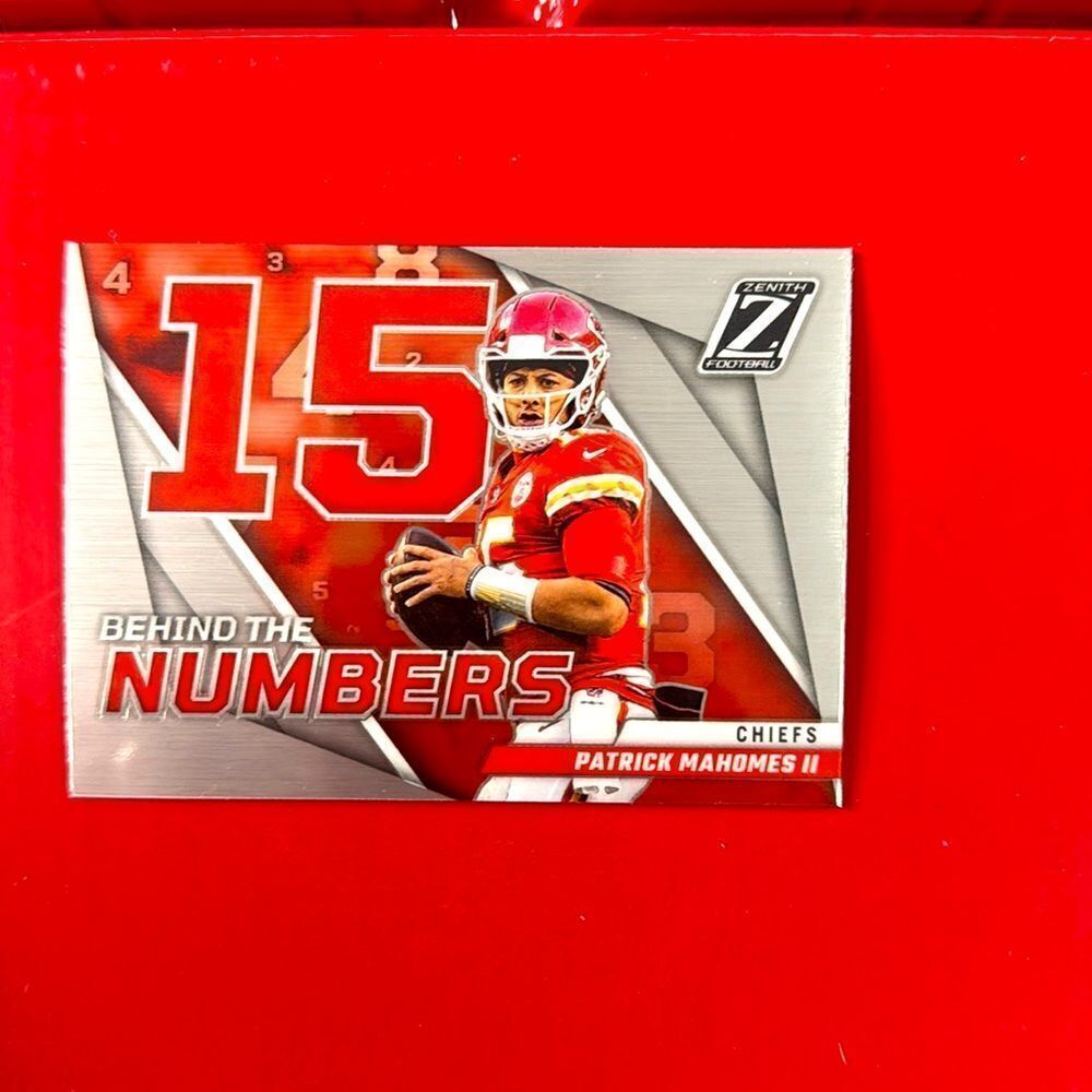 2022 zenith behind the numbers patrick mahomes ii # bn-pm mint condition